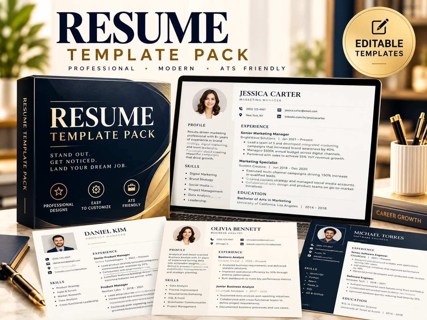 Resume Template Pack product preview